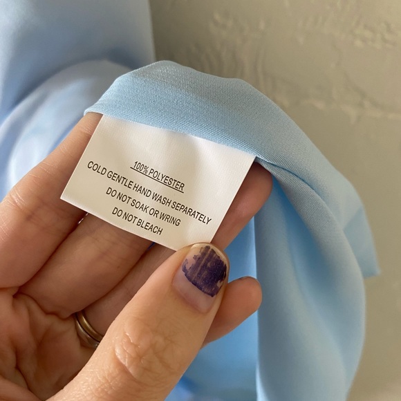 Saints + secrets baby blue DINAH MIDI DRESS - Picture 8 of 9